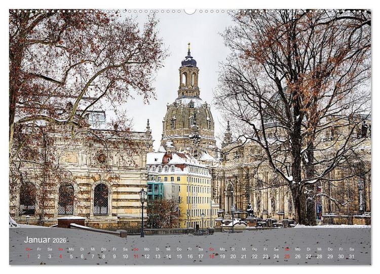 Produktbild: Dresden Bilder 2026 (hochwertiger Premium Wandkalender 2026 DIN A2 quer), Kunstdruck in Hochglanz