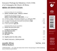 Produktbild: Palestrina: Messa di Santa Cecilia: Ens officium