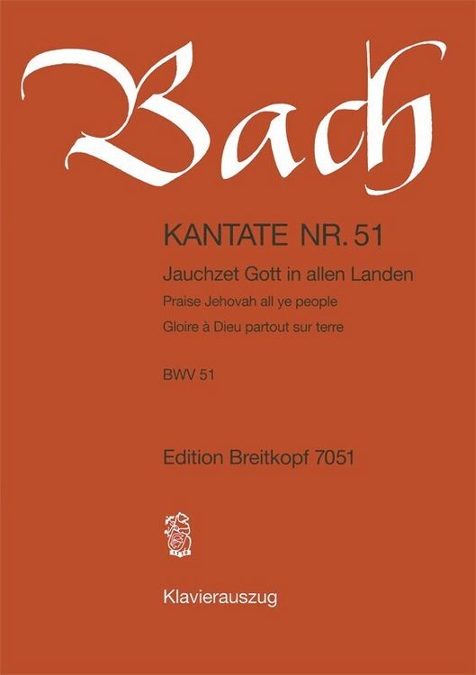 Produktbild: Kantate Nr.29 D-Dur, Klavierauszug