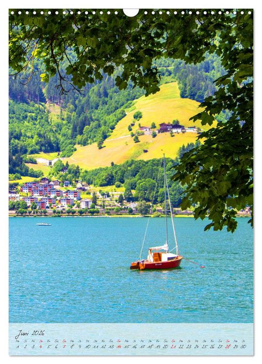 Produktbild: Rund um Zell am See (Wandkalender 2026 DIN A3 hoch), CALVENDO Monatskalender