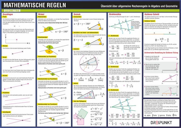 Produktbild: Mathematische Regeln