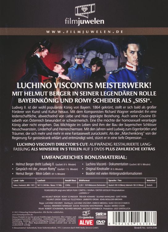 Produktbild: Ludwig II Director's Cut [3 DVDs]
