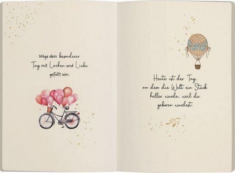 Produktbild: Geschenkbuch - Zum Geburtstag