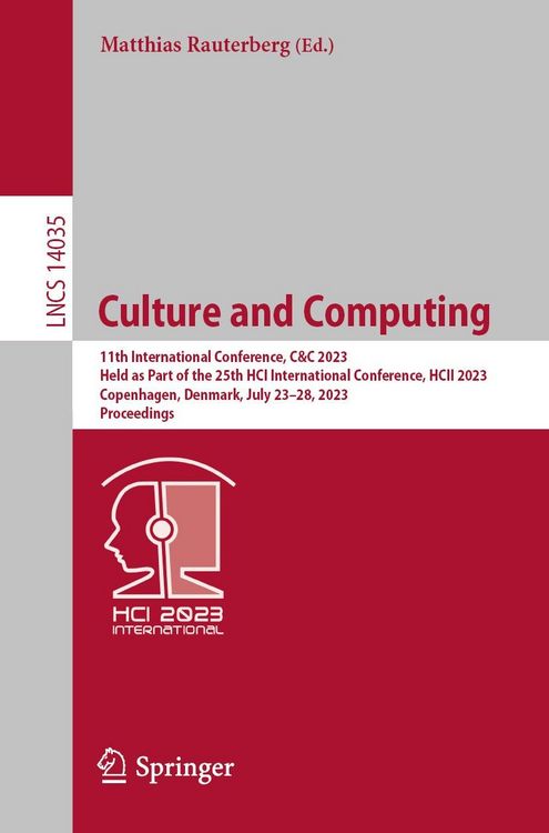 Produktbild: Culture and Computing