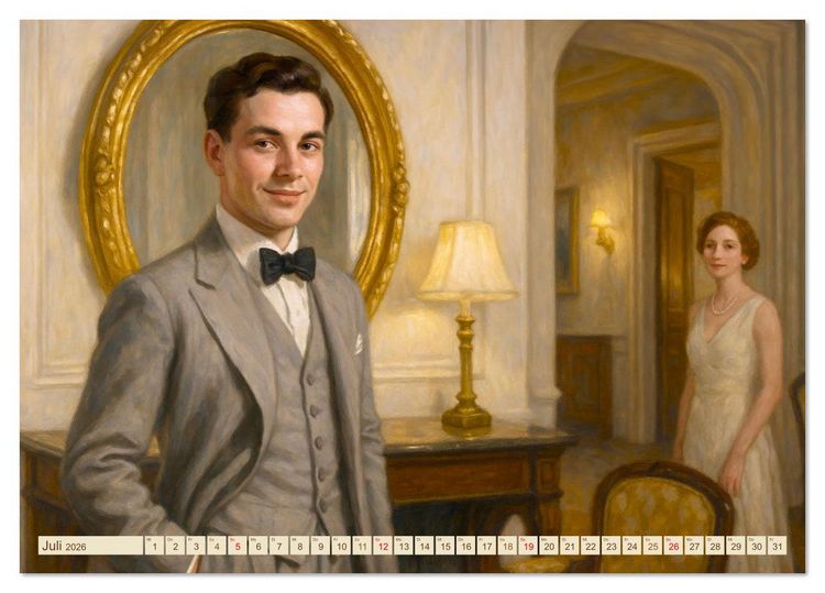 Produktbild: Thomas Mann. Sein Leben, seine Werke (Tischkalender 2026 DIN A5 quer), CALVENDO Monatskalender