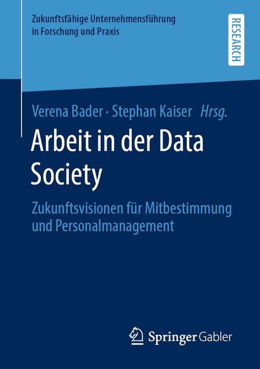Produktbild: Arbeit in der Data Society