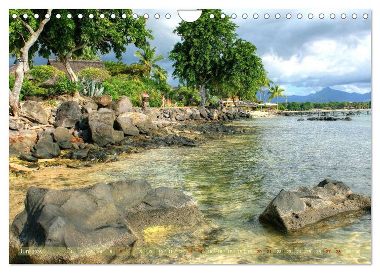 Produktbild: Mauritius - Die Perle im Indischen Ozean (Wandkalender 2026 DIN A4 quer), CALVENDO Monatskalender