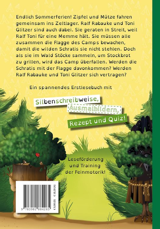 Zipfel und Mütze im Feriencamp