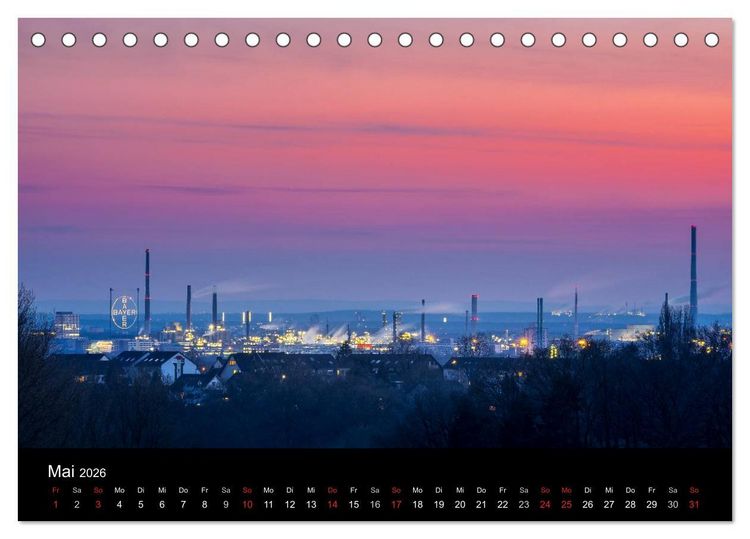 Produktbild: Leverkusen - Stadt und Natur (Tischkalender 2026 DIN A5 quer), CALVENDO Monatskalender