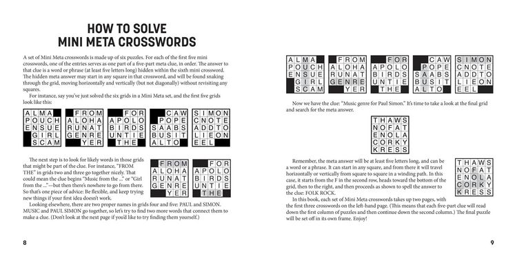 Produktbild: Mini Meta Crosswords