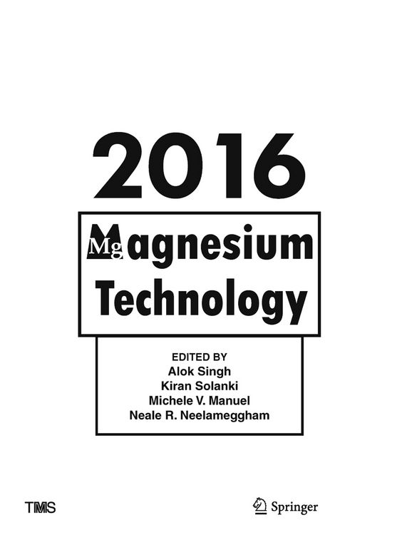 Produktbild: Magnesium Technology 2016