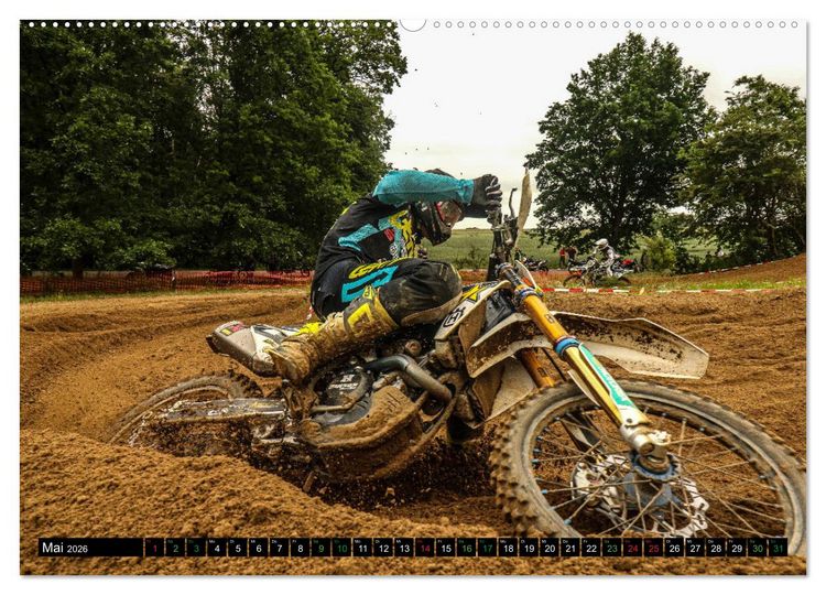 Produktbild: MOTOCROSS 2026 (hochwertiger Premium Wandkalender 2026 DIN A2 quer), Kunstdruck in Hochglanz