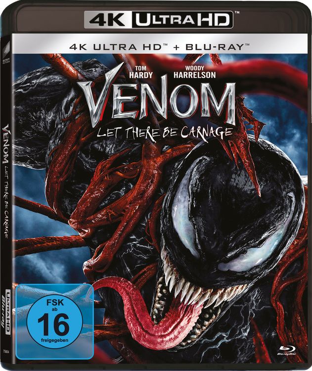 Produktbild: Venom: Let There Be Carnage (4K Ultra HD) (+ Blu-ray 2D)