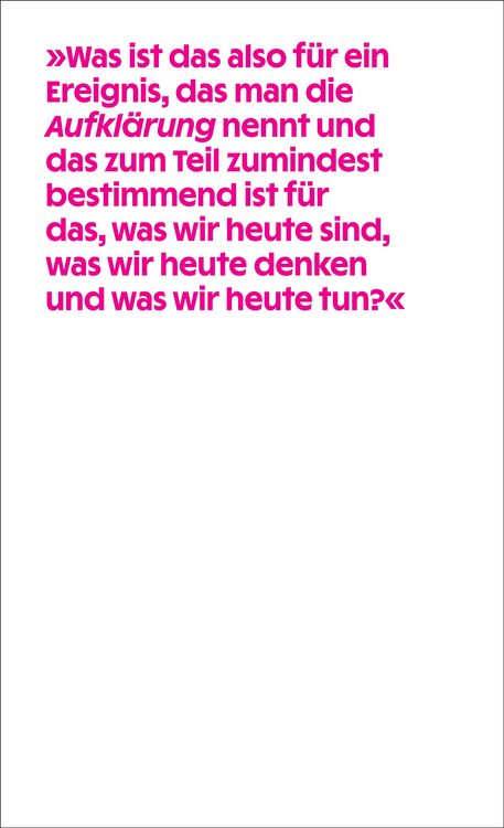 Produktbild: Was ist Aufkl&auml;rung?