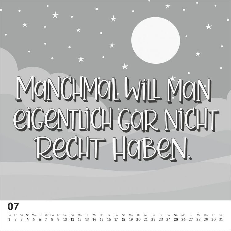 Produktbild: Funny Quotes im Quadrat 2027