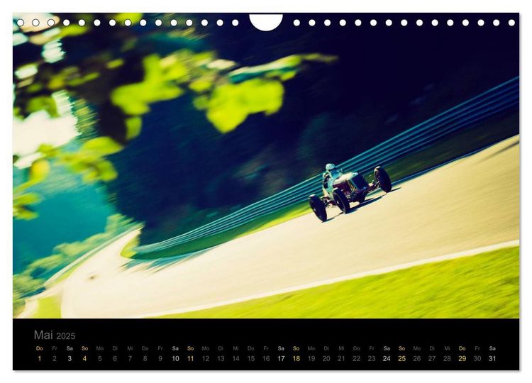 Produktbild: Classic Maserati Racing (Wandkalender 2025 DIN A4 quer), CALVENDO Monatskalender