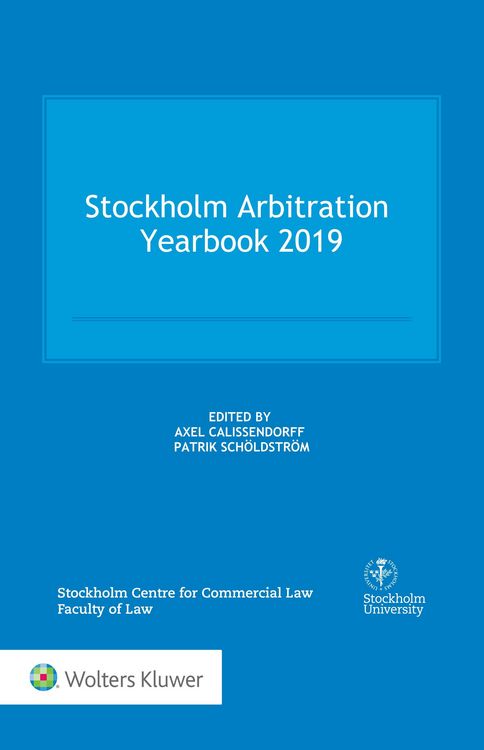 Produktbild: Stockholm Arbitration Yearbook 2019