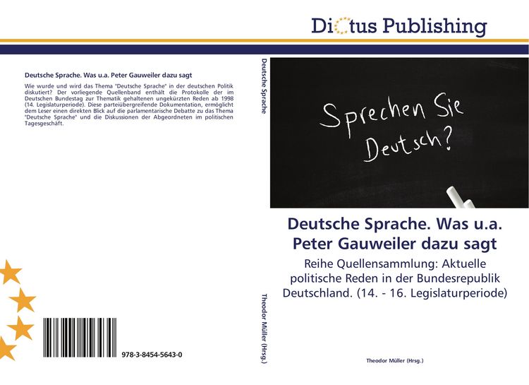 Produktbild: Deutsche Sprache. Was u.a. Peter Gauweiler dazu sagt