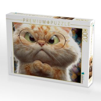 Produktbild: CALVENDO Puzzle Ein Motiv aus dem Kalender Katzenhumor im Blick | 2000 Teile Lege-Gr&ouml;&szlig;e 90x67cm Foto-Puzzle f&uuml;r gl&uuml;ckliche Stunden