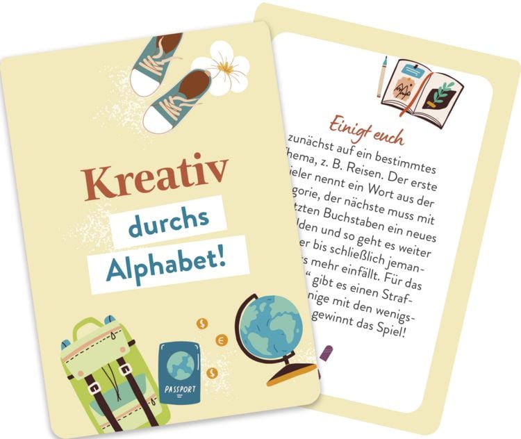 Produktbild: 50 Games to go - Kartenbox mit vielen Spielen und Kreativideen f&uuml;r unterwegs