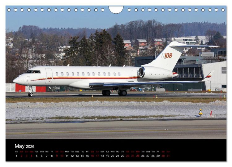 Produktbild: Bizjets (Wall Calendar 2026 DIN A4 landscape), CALVENDO 12 Month Wall Calendar