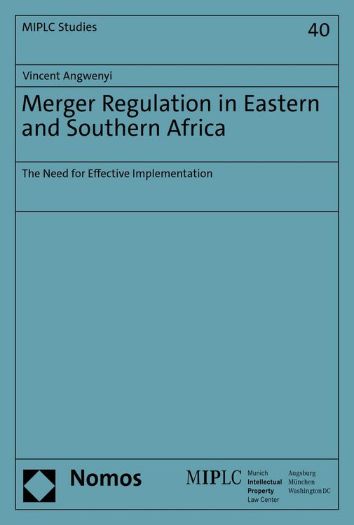 Produktbild: Merger Regulation in Eastern and Southern Africa