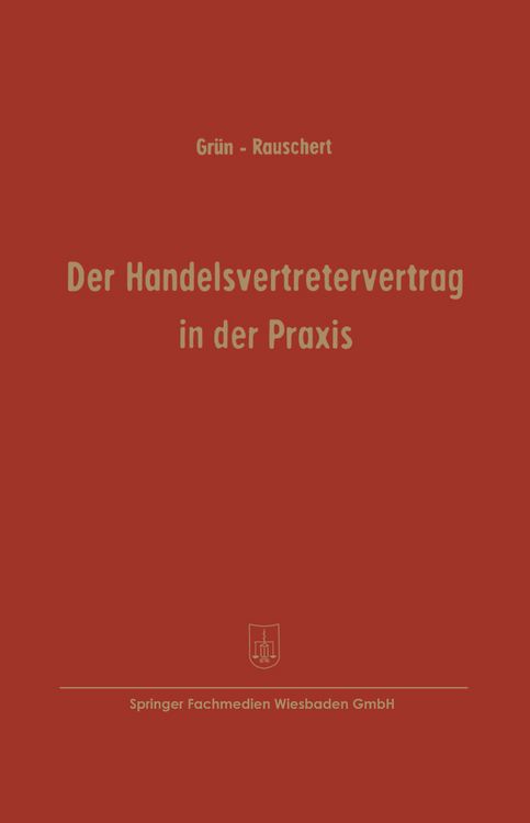Produktbild: Der Handelsvertretervertrag in der Praxis