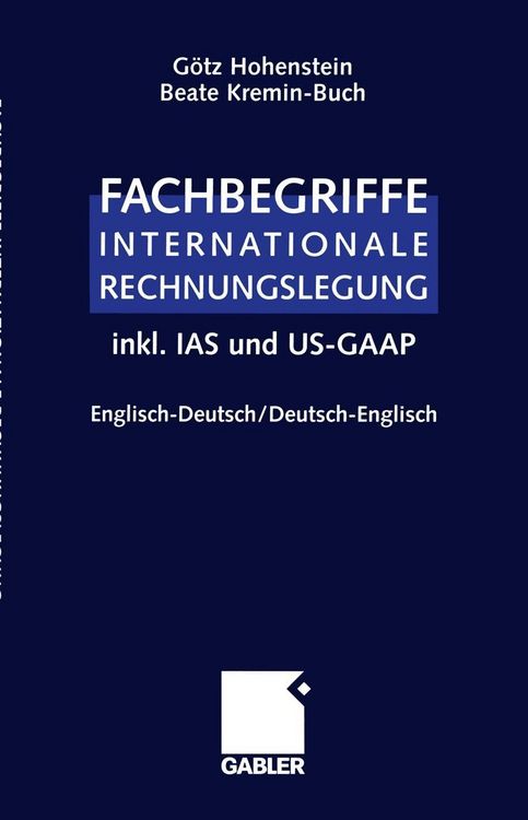 Produktbild: Fachbegriffe Internationale Rechnungslegung/Glossary of international accounting terms