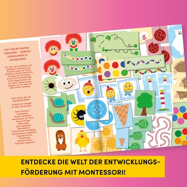 Produktbild: Montessori - 365 Kreativideen rund ums Jahr
