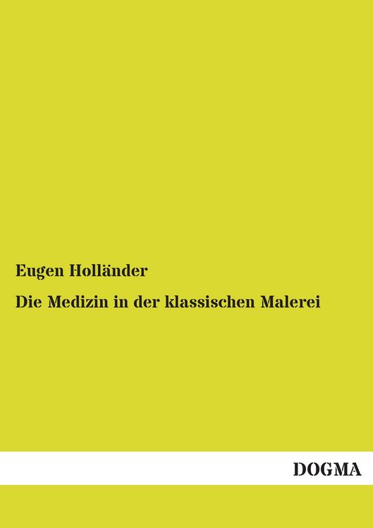 Produktbild: Die Medizin in der klassischen Malerei