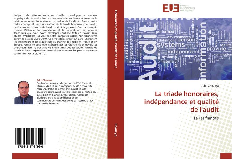 Produktbild: La triade honoraires, ind&eacute;pendance et qualit&eacute; de l'audit