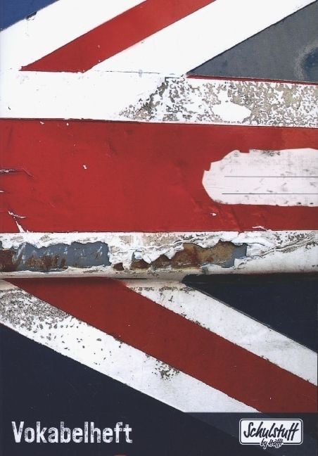 Produktbild: Schulstuff Vokabelheft A5, Motiv Union Jack
