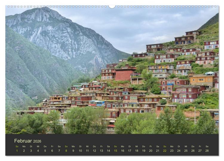 Produktbild: Kham - Tibets abgelegenes Hochland (Wandkalender 2026 DIN A2 quer), CALVENDO Monatskalender