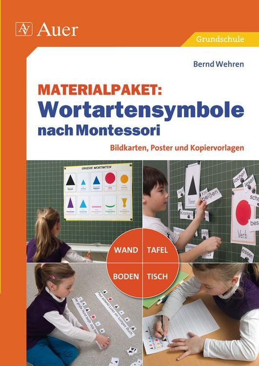 Produktbild: Materialpaket: Wortartensymbole nach Montessori
