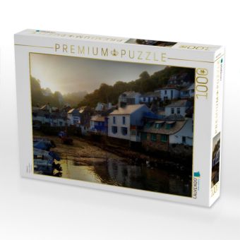 Produktbild: CALVENDO Puzzle Polperro | 1000 Teile Lege-Gr&ouml;&szlig;e 64x48cm Foto-Puzzle f&uuml;r gl&uuml;ckliche Stunden