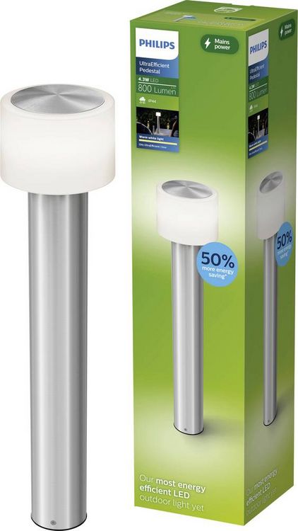 Produktbild: Philips LED 929004141101 Otis LED-Au&szlig;enstandleuchte LED 4.3W Edelstahl
