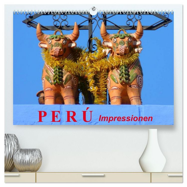 Produktbild: Per&uacute;. Impressionen (hochwertiger Premium Wandkalender 2026 DIN A2 quer), Kunstdruck in Hochglanz