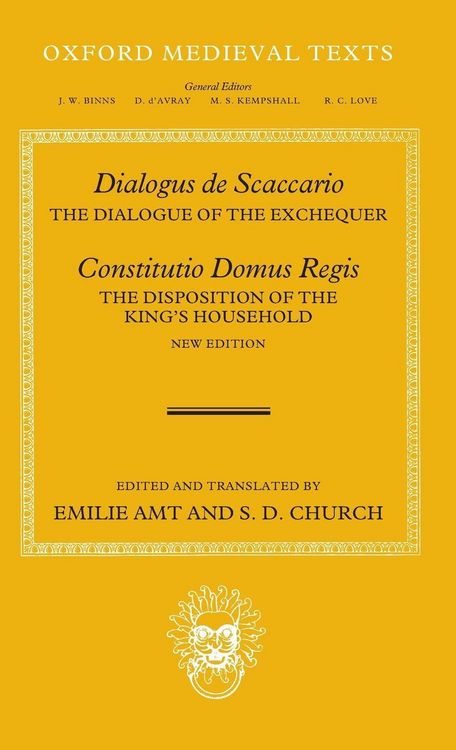 Produktbild: Dialogus de Scaccario, and Constitutio Domus Regis