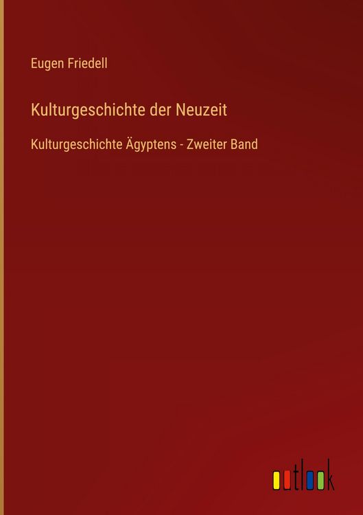 Produktbild: Kulturgeschichte der Neuzeit