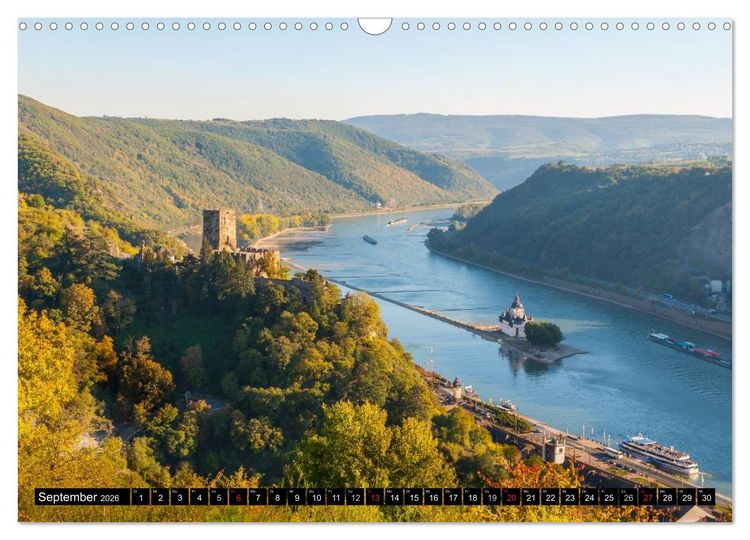 Produktbild: Rheinsteig Impressionen III (Wandkalender 2026 DIN A3 quer), CALVENDO Monatskalender