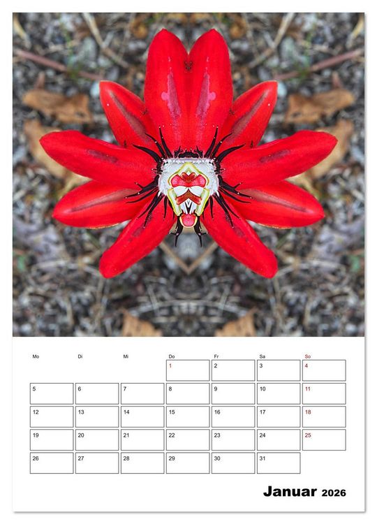Produktbild: Fotokunst und Natur 2026 (Wandkalender 2026 DIN A4 hoch), CALVENDO Monatskalender
