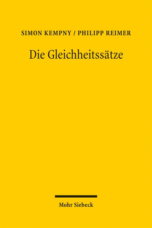 Produktbild: Die Gleichheitss&auml;tze