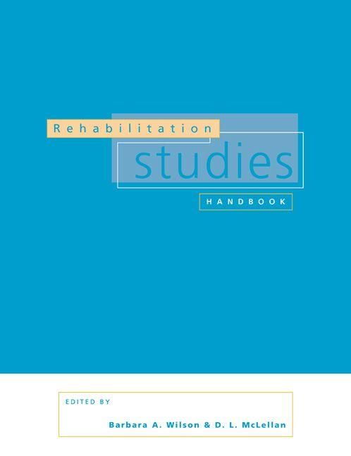 Produktbild: Rehabilitation Studies Handbook