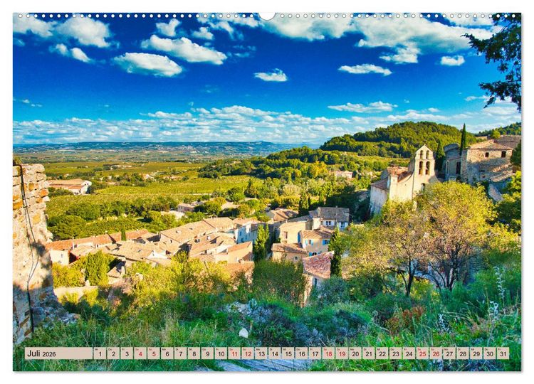 Produktbild: Magisches Land des Ventoux (Wandkalender 2026 DIN A2 quer), CALVENDO Monatskalender