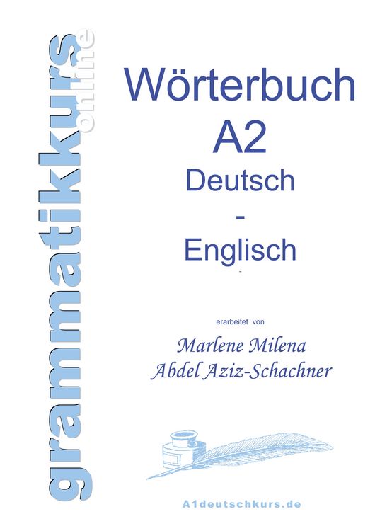 Produktbild: W&ouml;rterbuch Deutsch - Englisch Niveau A2