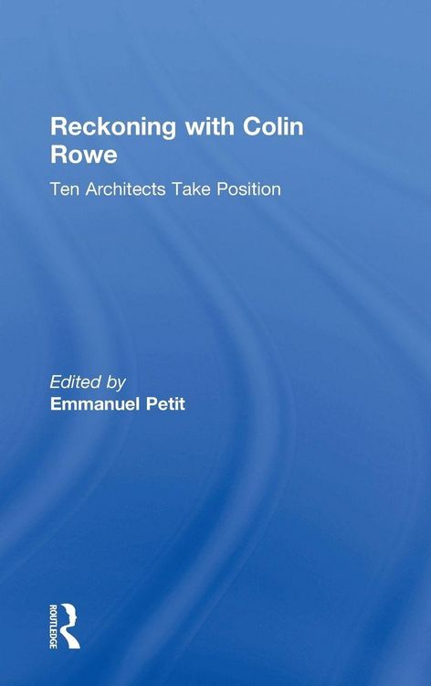 Produktbild: Reckoning with Colin Rowe