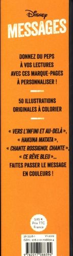 Produktbild: Messages : 50 marque-pages &agrave; colorier