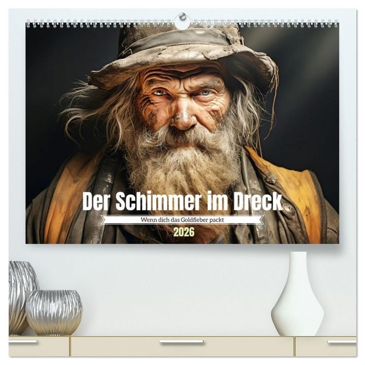 Produktbild: Der Schimmer im Dreck (hochwertiger Premium Wandkalender 2026 DIN A2 quer), Kunstdruck in Hochglanz