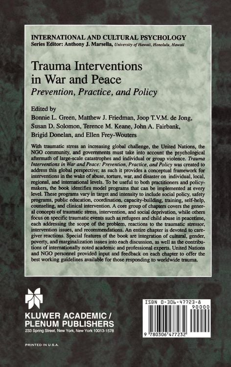 Produktbild: Trauma Interventions in War and Peace