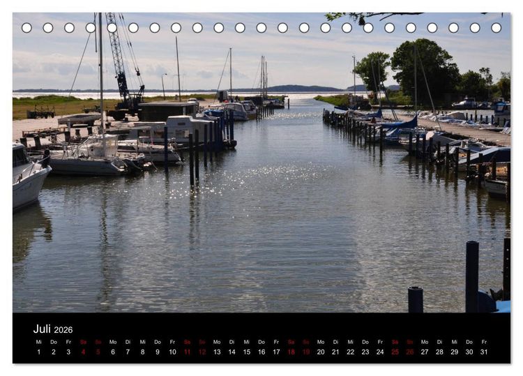 Produktbild: Marina Guide's Segelimpressionen 2026 (Tischkalender 2026 DIN A5 quer), CALVENDO Monatskalender